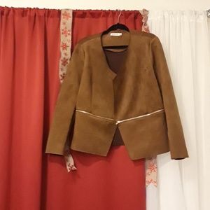 Brown Suede Coat